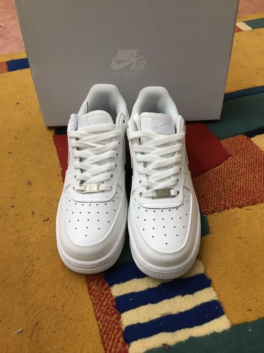 Nike-Air Force 1, ténis branco para mulher