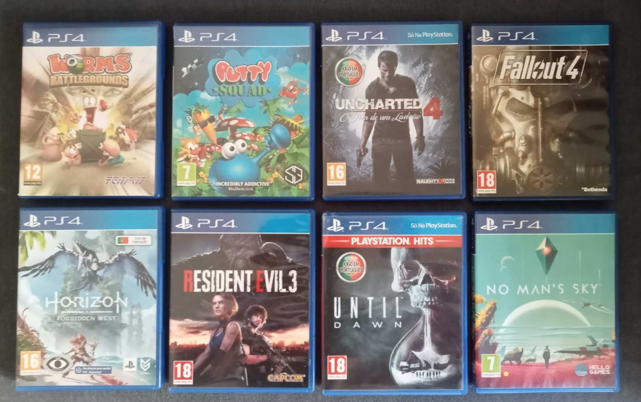 Vários Jogos PlayStation 4