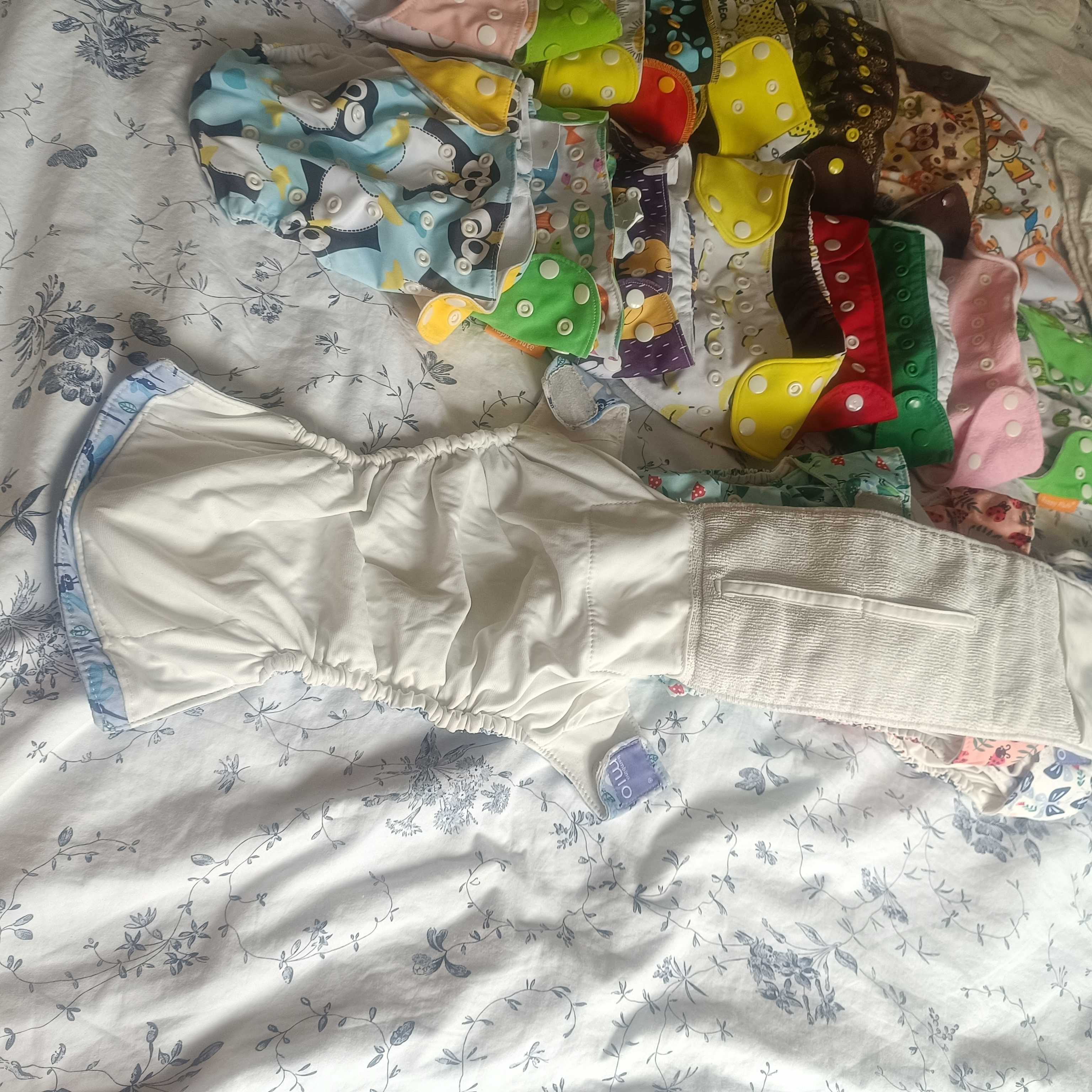 Pack fraldas reutilizáveis e absorventes