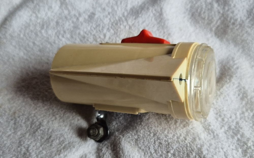 Lampa rowerowa "rakieta" z Romet Wigry Junior 1  75~76 r