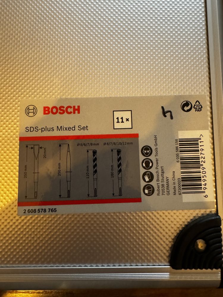 Nowy zestaw wierteł Bosch Sds-Plus Mixed set