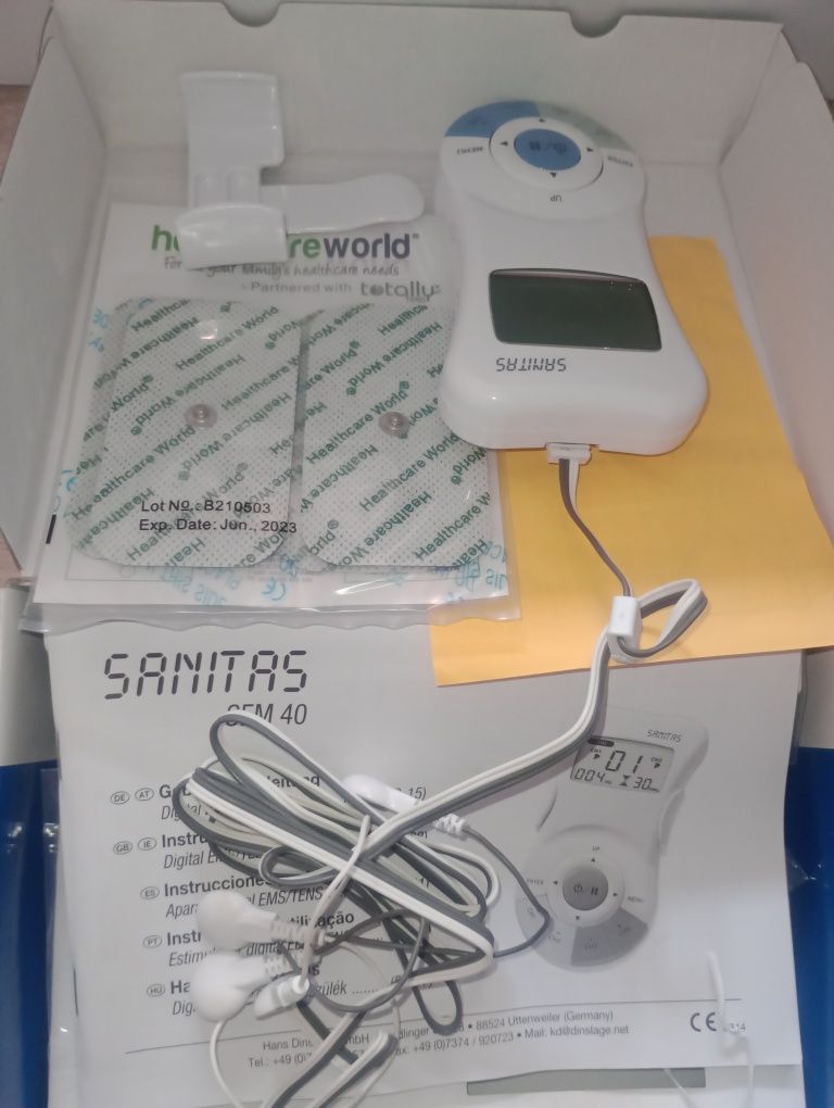 Sanitas SEM 40 Stymulator mięśni i nerwów 3 w 1 EMS Tens