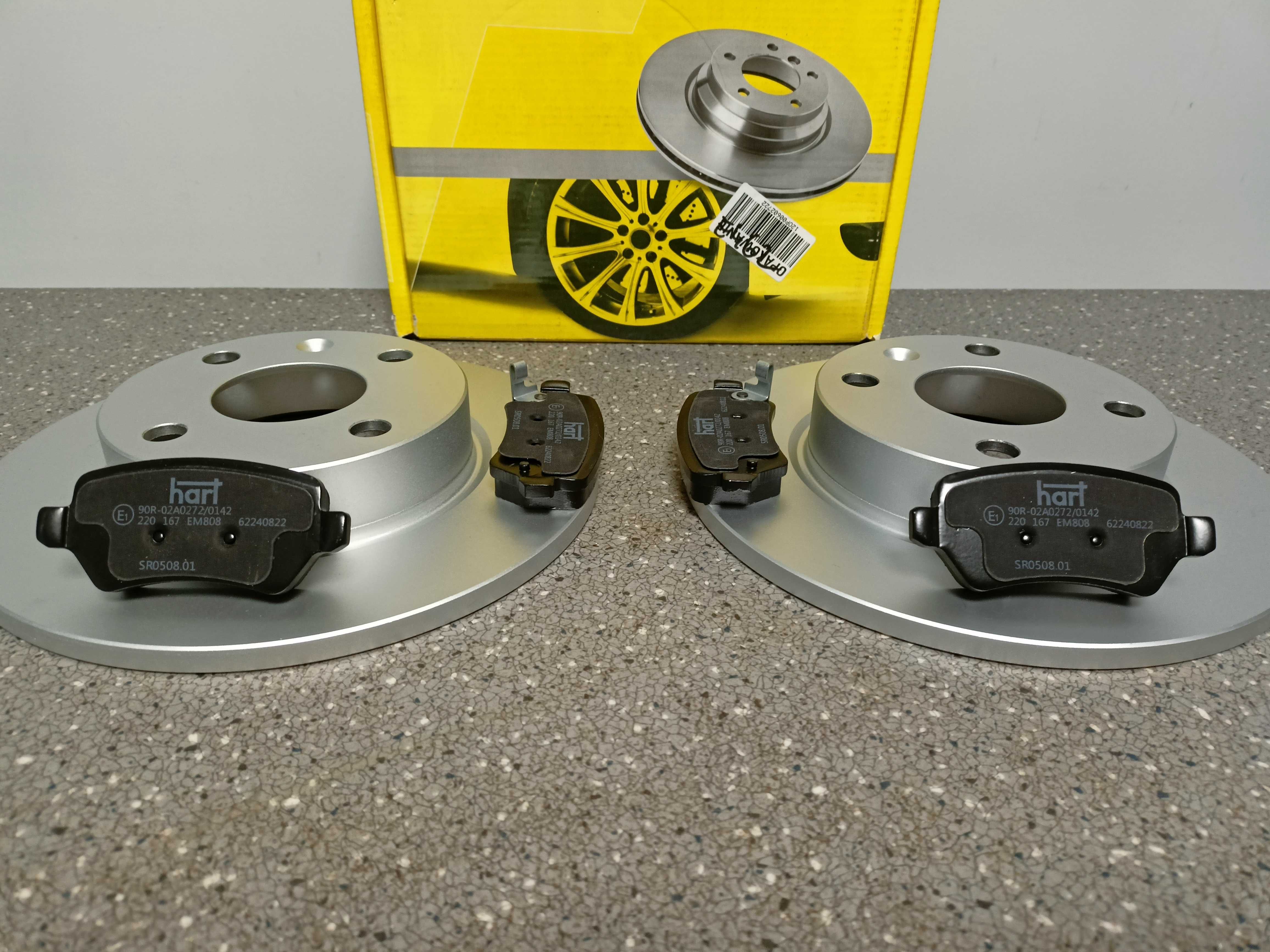Opel Corsa C/Combo 00-06 Tarcze hamulcowe tył + klocki kpl.>