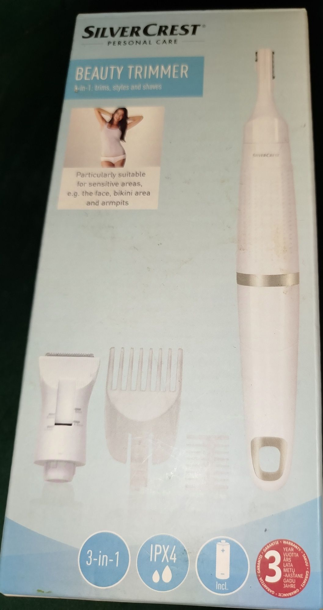 Silvercrest 3w1 beauty trimmer
