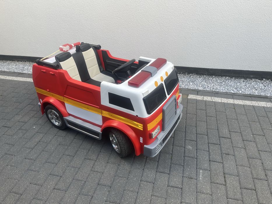 Dwuosobowa straż pożarna dla dzieci na akumulator