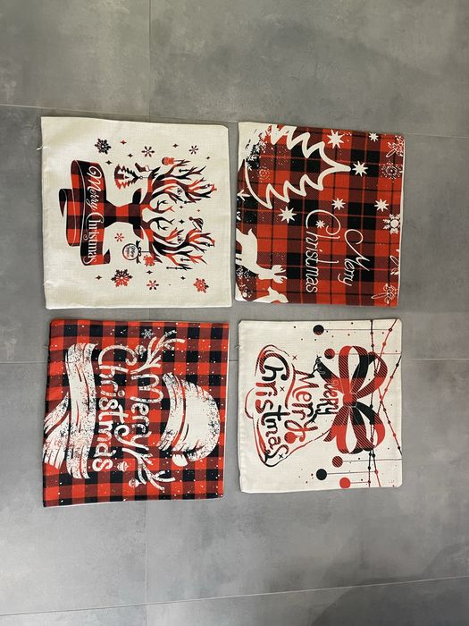 Poszewki na poduszki swiateczne