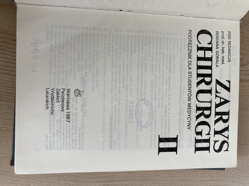 Zarys chirurgii Roman Góral