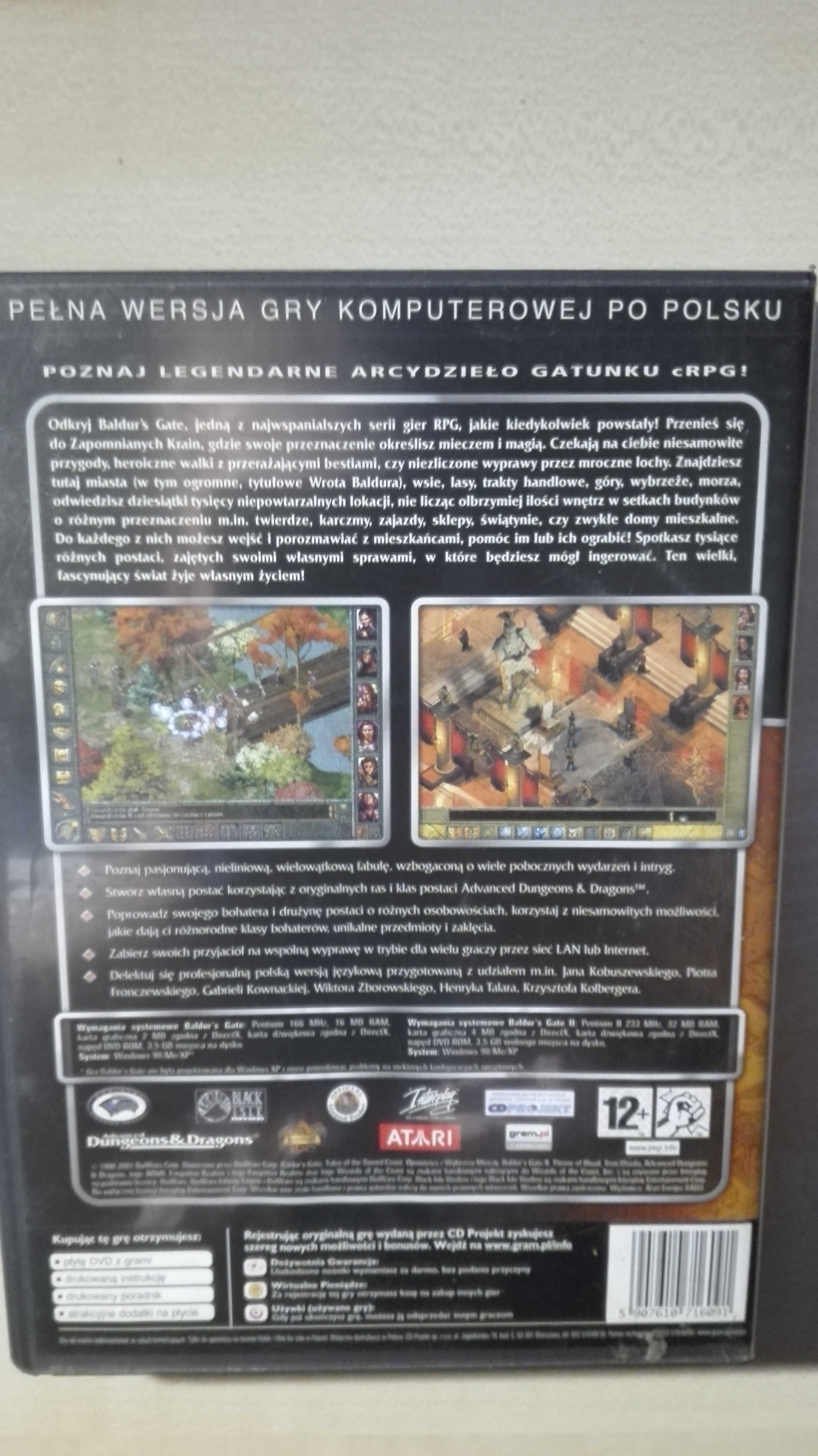 Gry RPG Baldurs Gate Icewind Dale Neverwinter Night’s Dungeon Siege