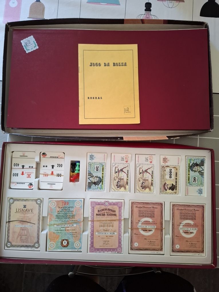 Jogo da bolsa tabuleiro Karto