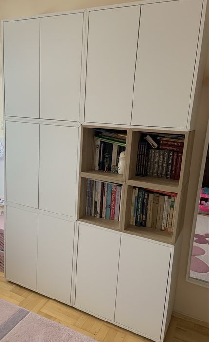 Meble biale ikea dab eket komoda polki szuflady regal