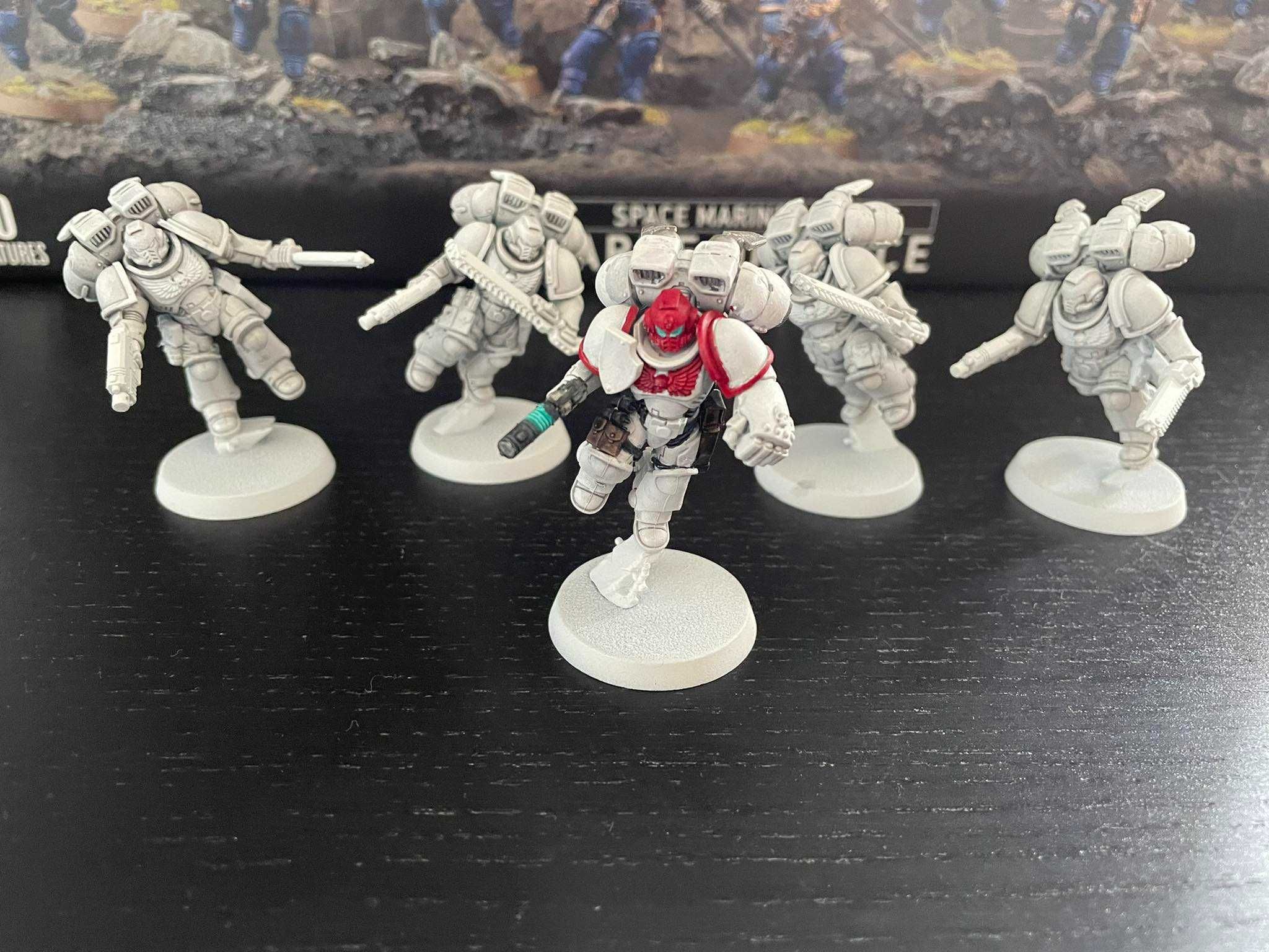 Warhammer 40K Space Marines Assault Intercessors with Jump Packs