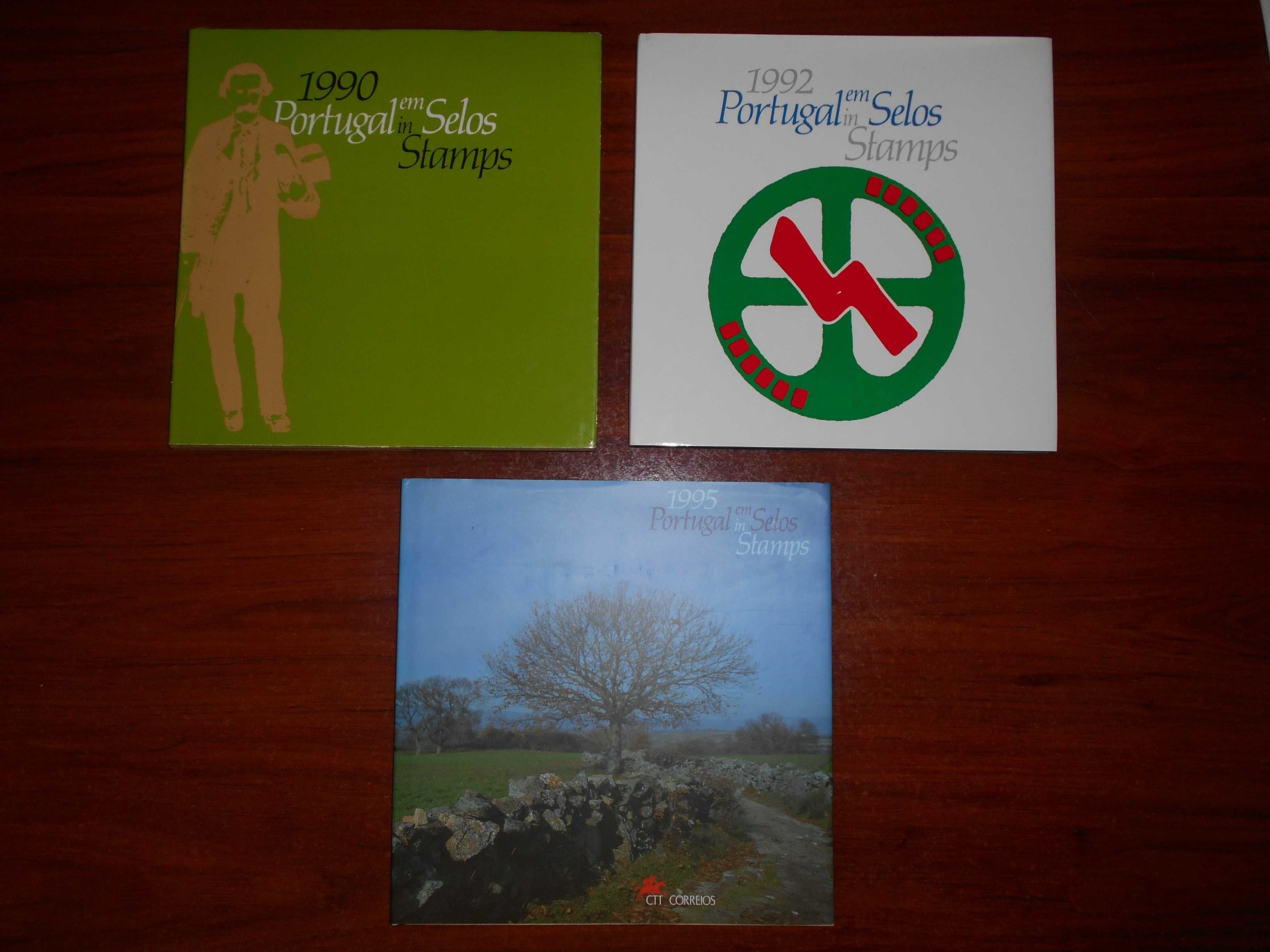 10 livros "Portugal em Selos" (1990 a 2005). Perfeitamente NOVOS.