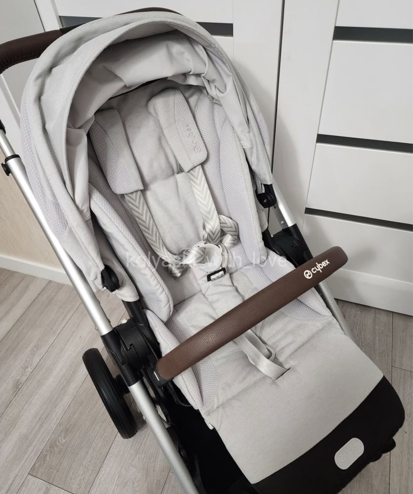 Cybex balios s lux + автокрісло cebex t-size + адаптери+ база та підст