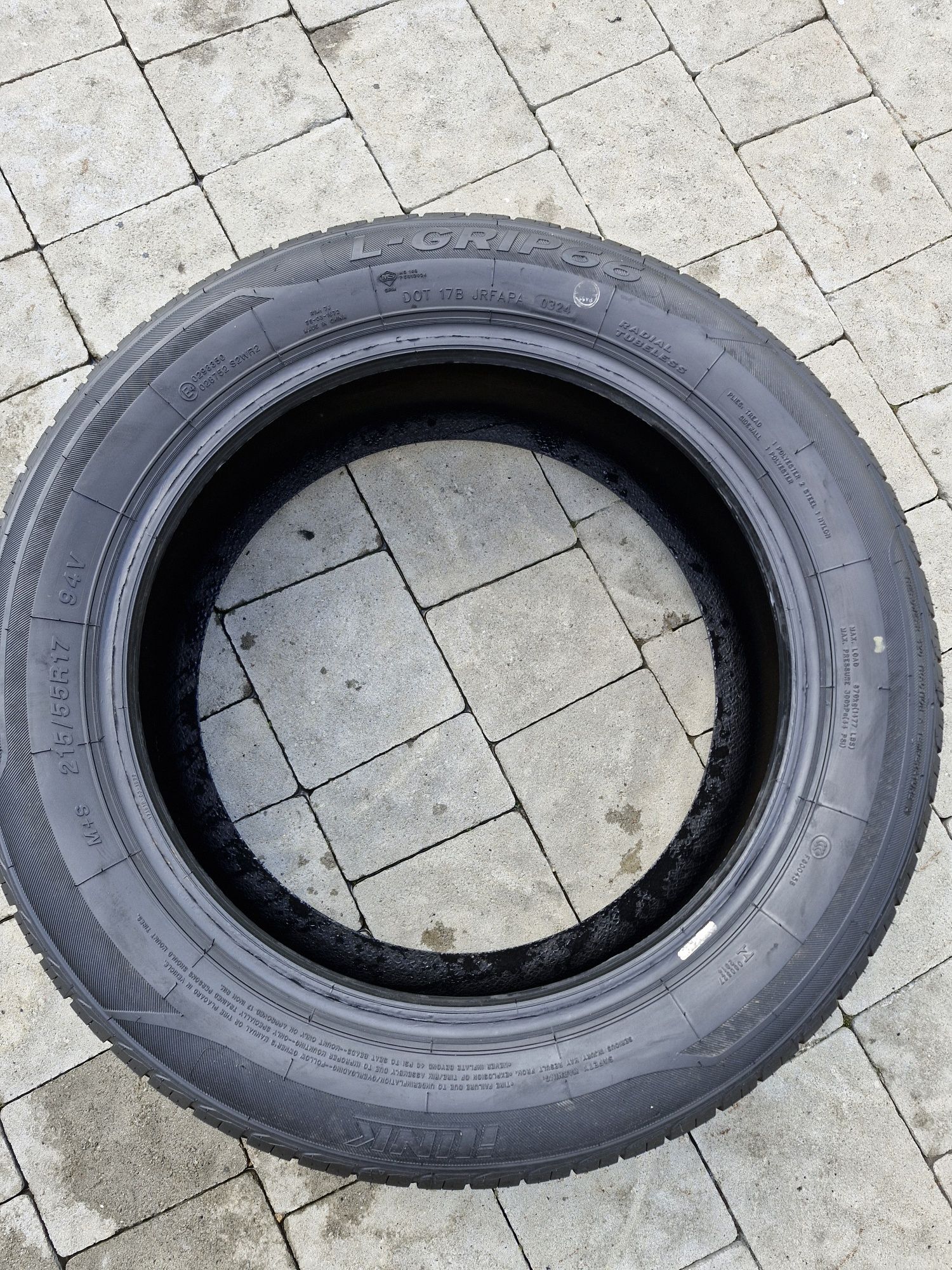 Шини резина ILINK L-GRIP 66 215/55 R17 94V 6.5мм 2024 НОВІ