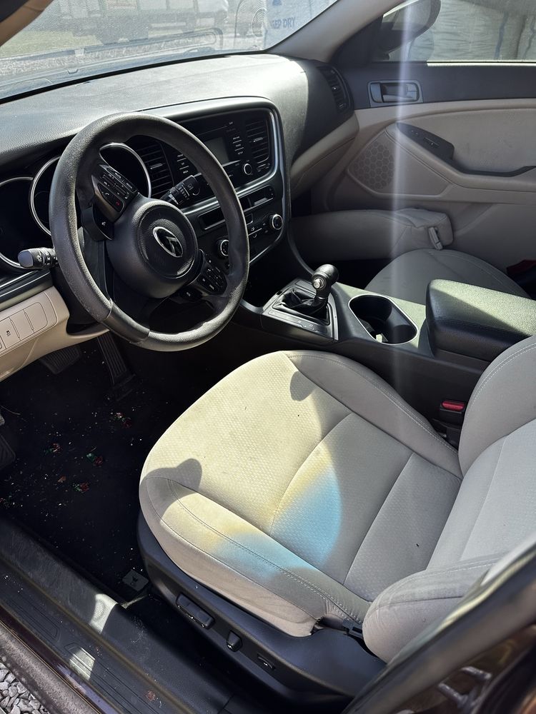 Kia optima 2014 maska zderzak blotniki wnetrze calosc