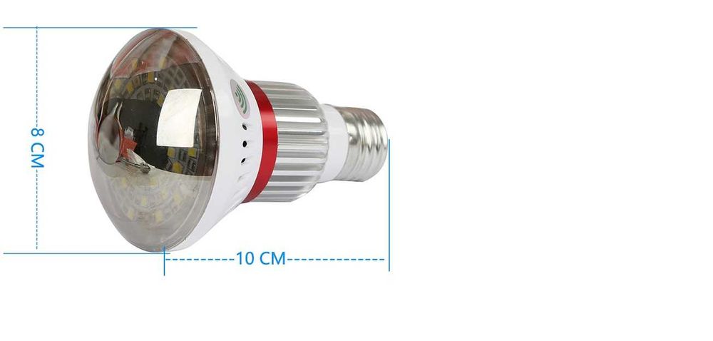 Żarówka z wbudowaną kamerą szpiegowską Wi-Fi