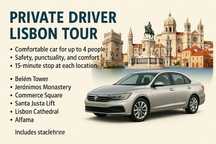 Private Driver in Lisbon  Tour of Top Tourist Attractions