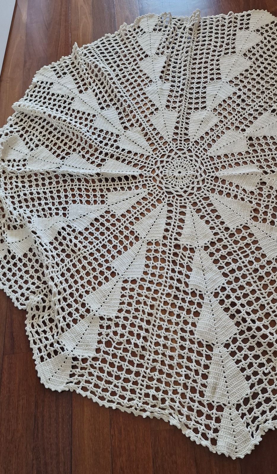 Toalha renda  antiga