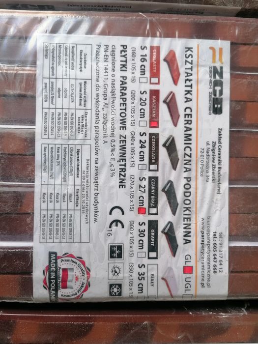 Płytka parapetowa, parapet