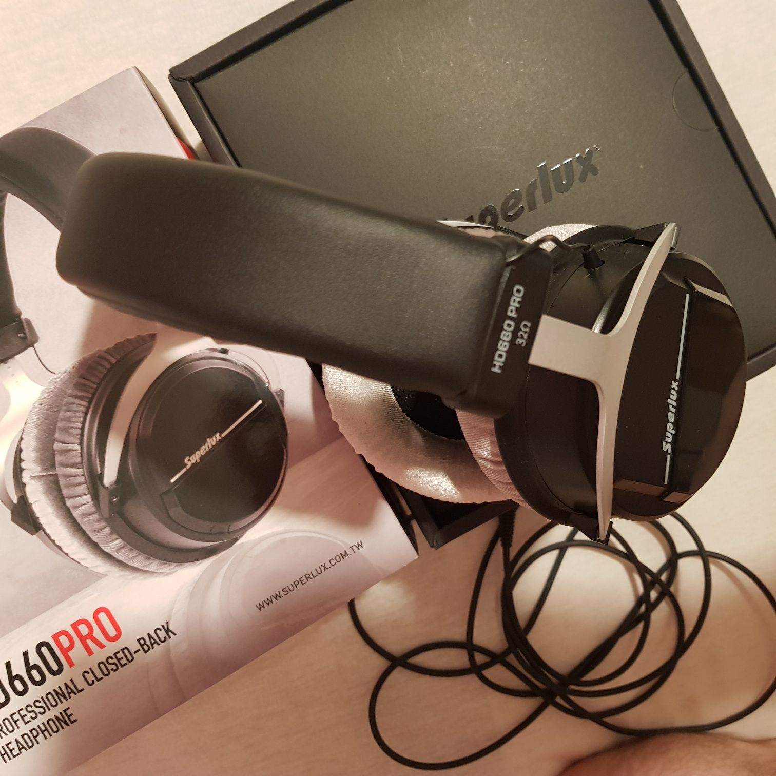 Superlux HD660 Pro Słuchawki przewodowe nauszne Beyerdynamic dt