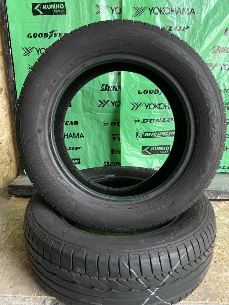185/60 R15 -84H- Dunlop SP Sport 01 (Літня б.в з Німеччини Склад)