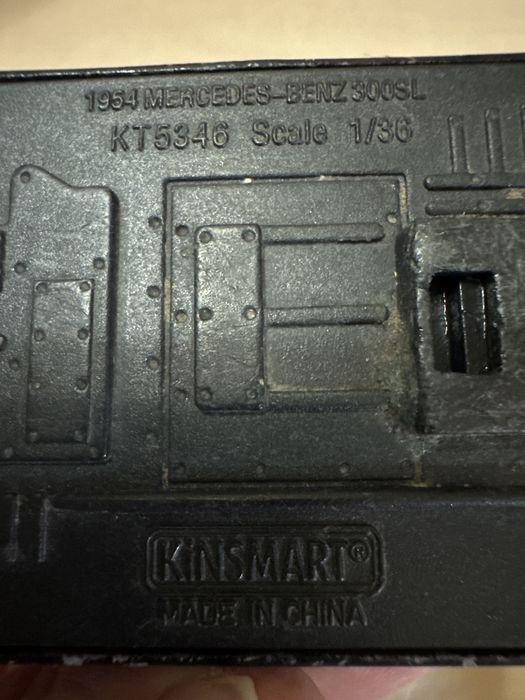 Машина игрушечная моделька 1954 mercedes-benz 300 sl kinsmart