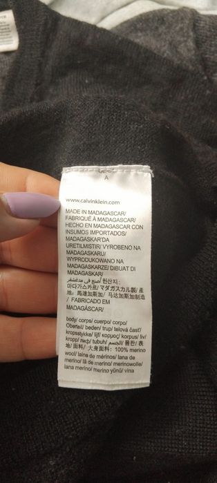 Sweter cienki Calvin Klein rozm. S