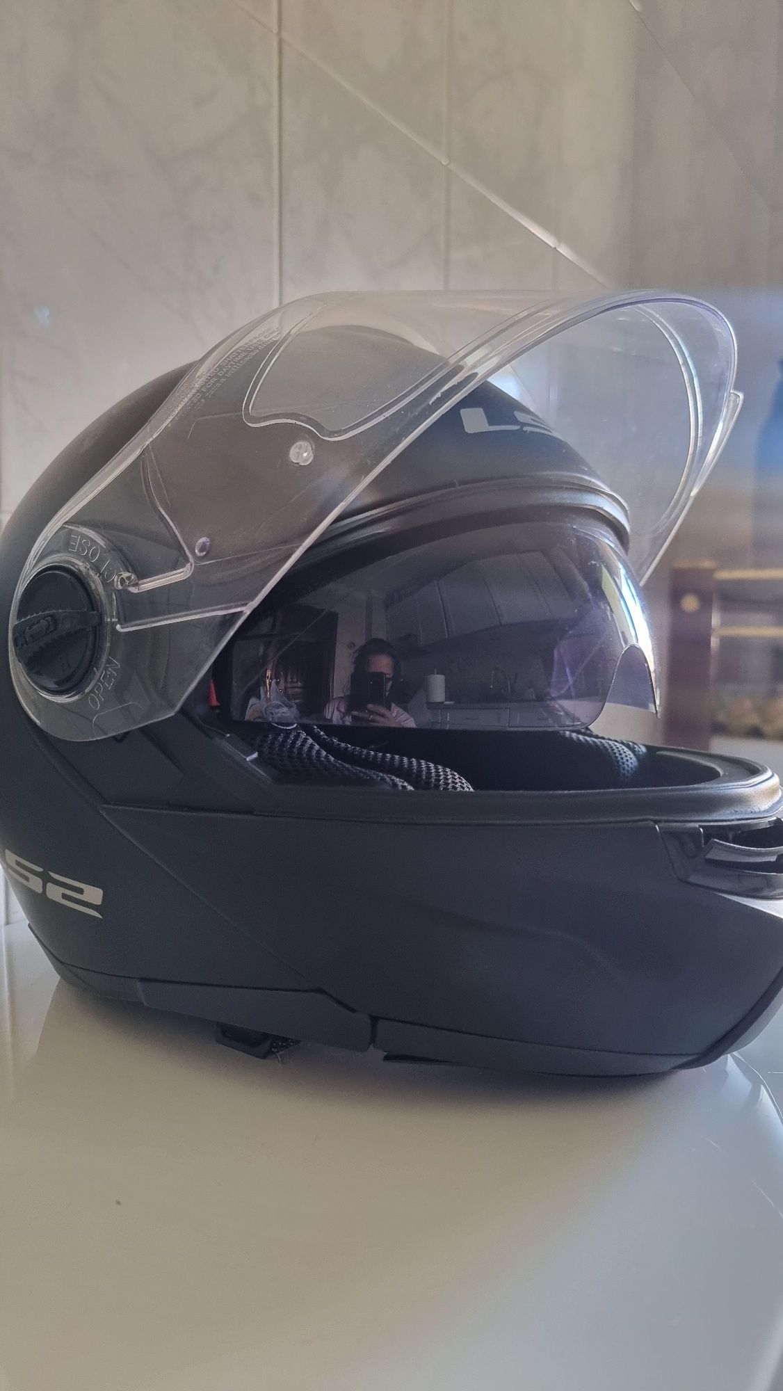 Vendo capacete e casaco de motard