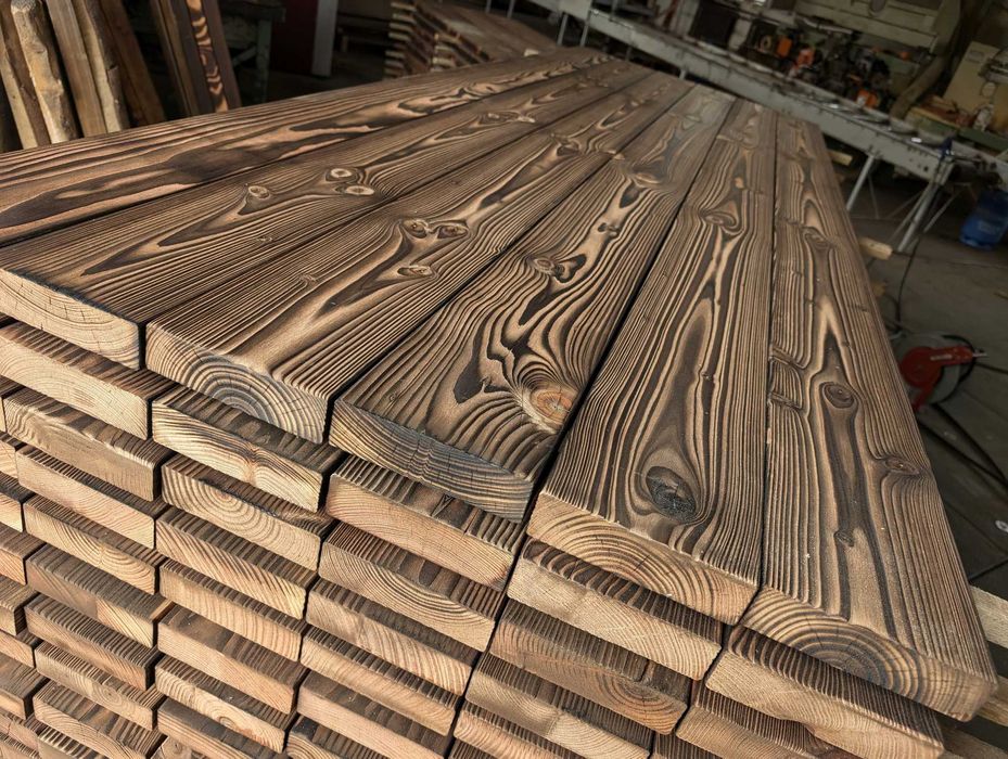 Daglezja deska elewacyjna opalana Yakisugi, Shou Sugi Ban