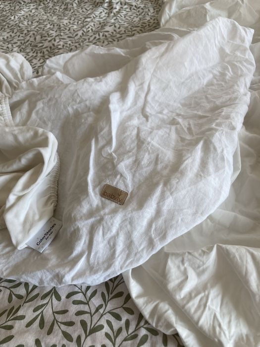 Zestaw 3 nowych prześcieradeł z gumką 60x120 cm