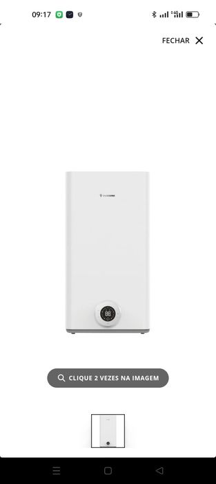 Termoacumulador VULCANO 65L 2 depósitos, aquecimento rapido