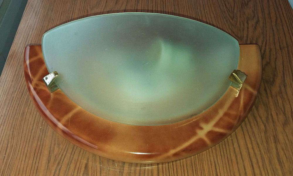 Candeeiro/aplique de parede (vidro fosco)