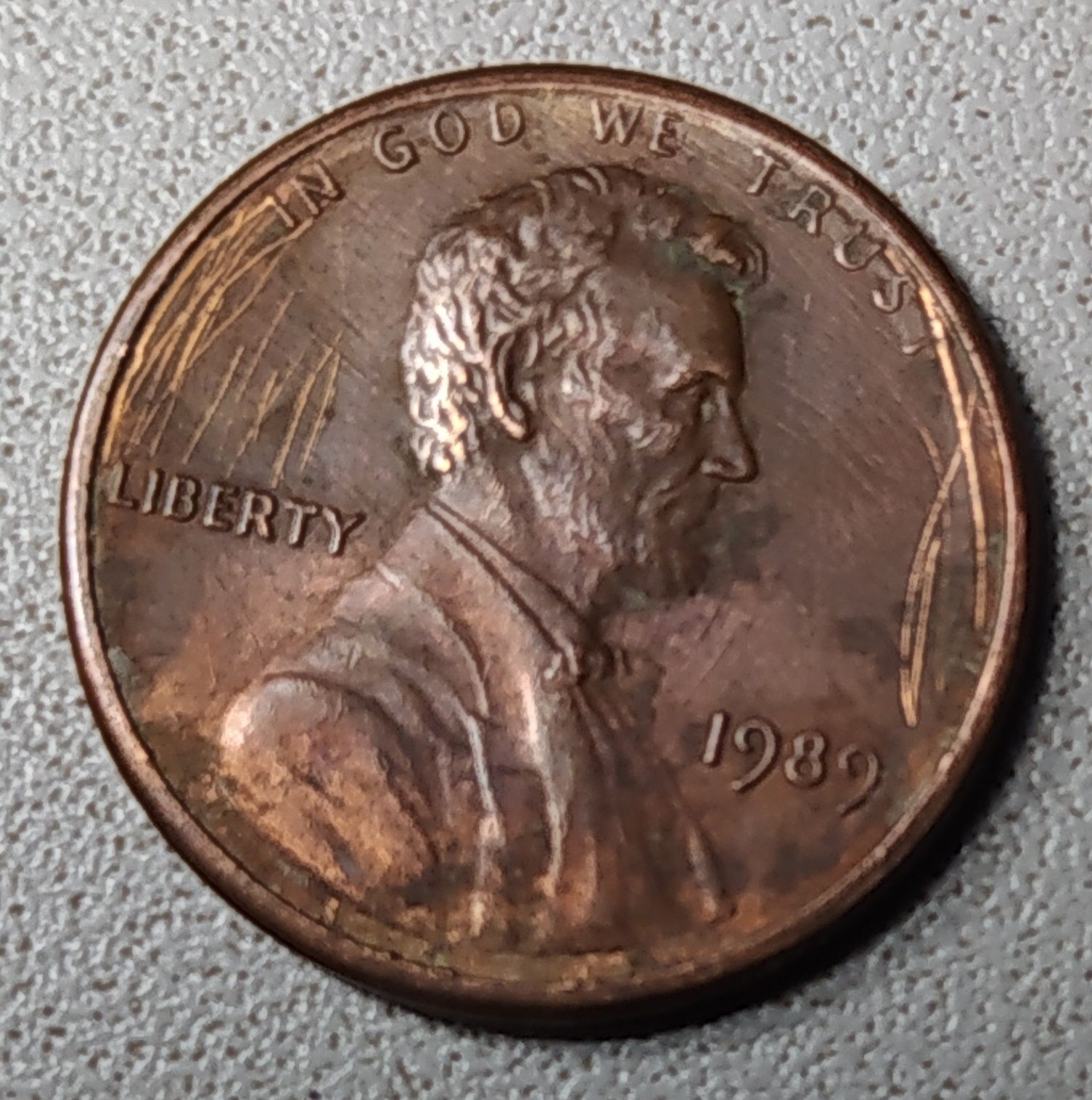 1 цент США 1989р., 1988р., 2008р.