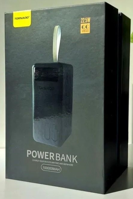 Power Bank  TORNADO 100000 mAh 22,5W