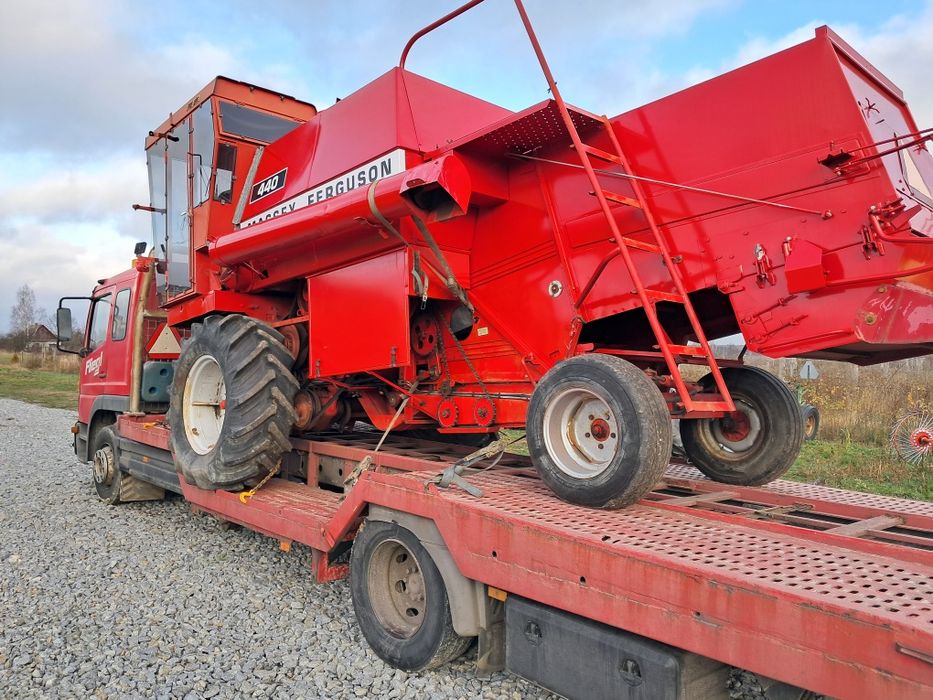 Комбайн Massey ferguson 440!