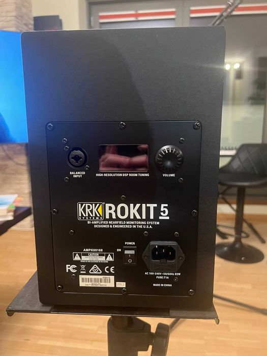 Krk Rokit RP5 g4 + Kable XRL + 2x Statyw