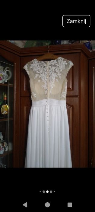 Sukienka ślubna dluga