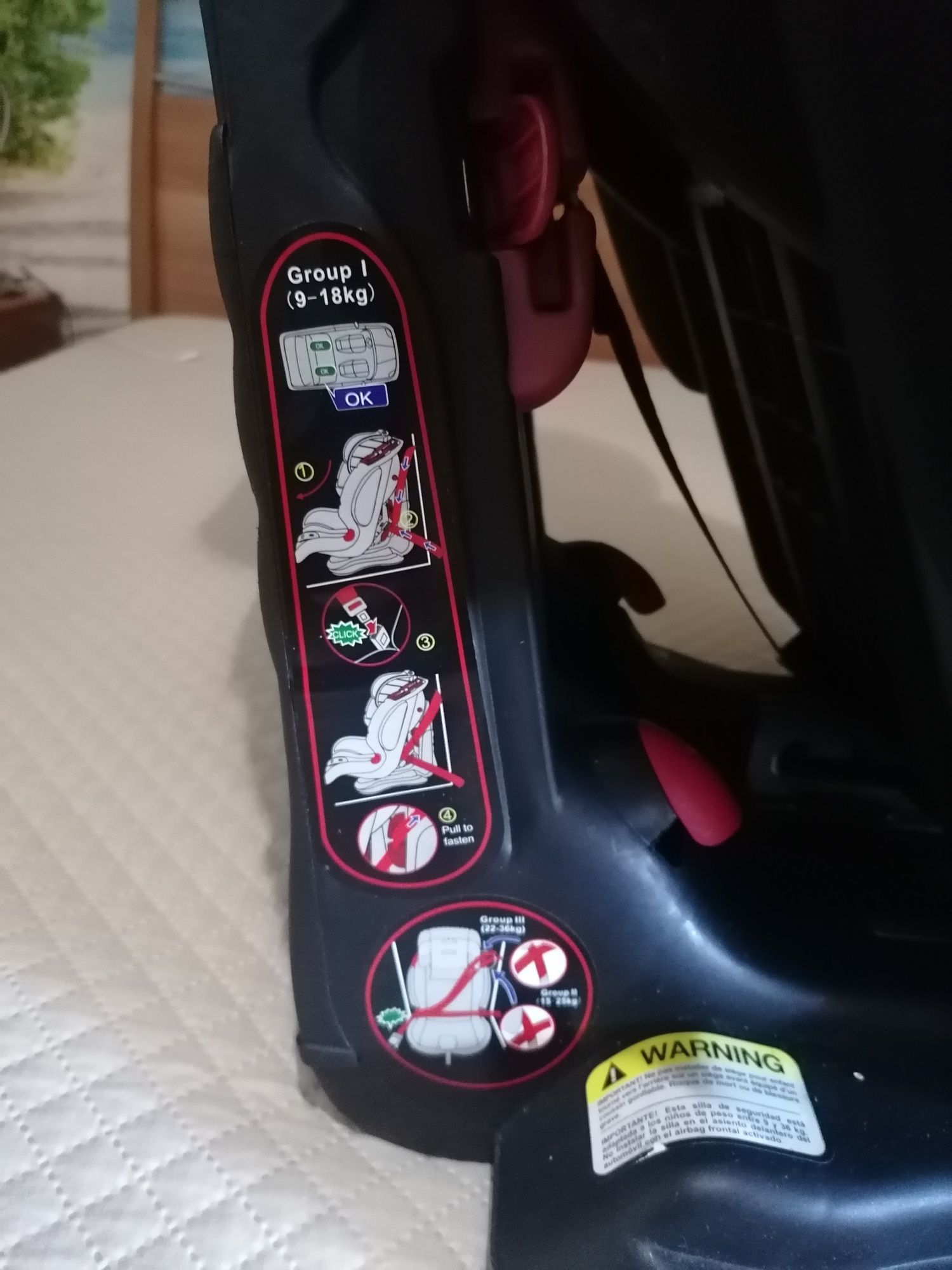 Cadeira para o carro