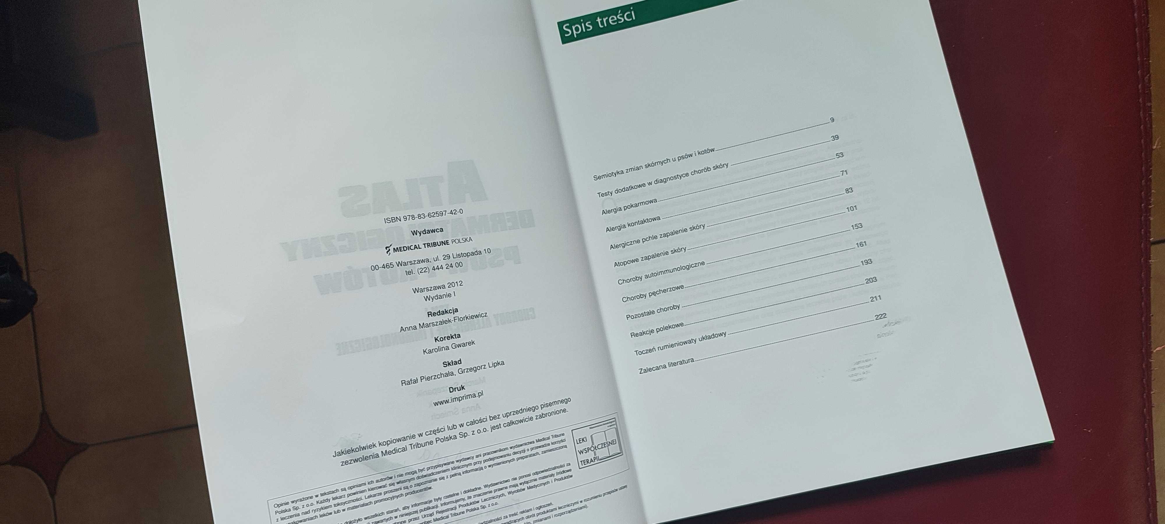 Atlas dermatologiczny psów i kotów Choroby alergiczne i imunologiczne