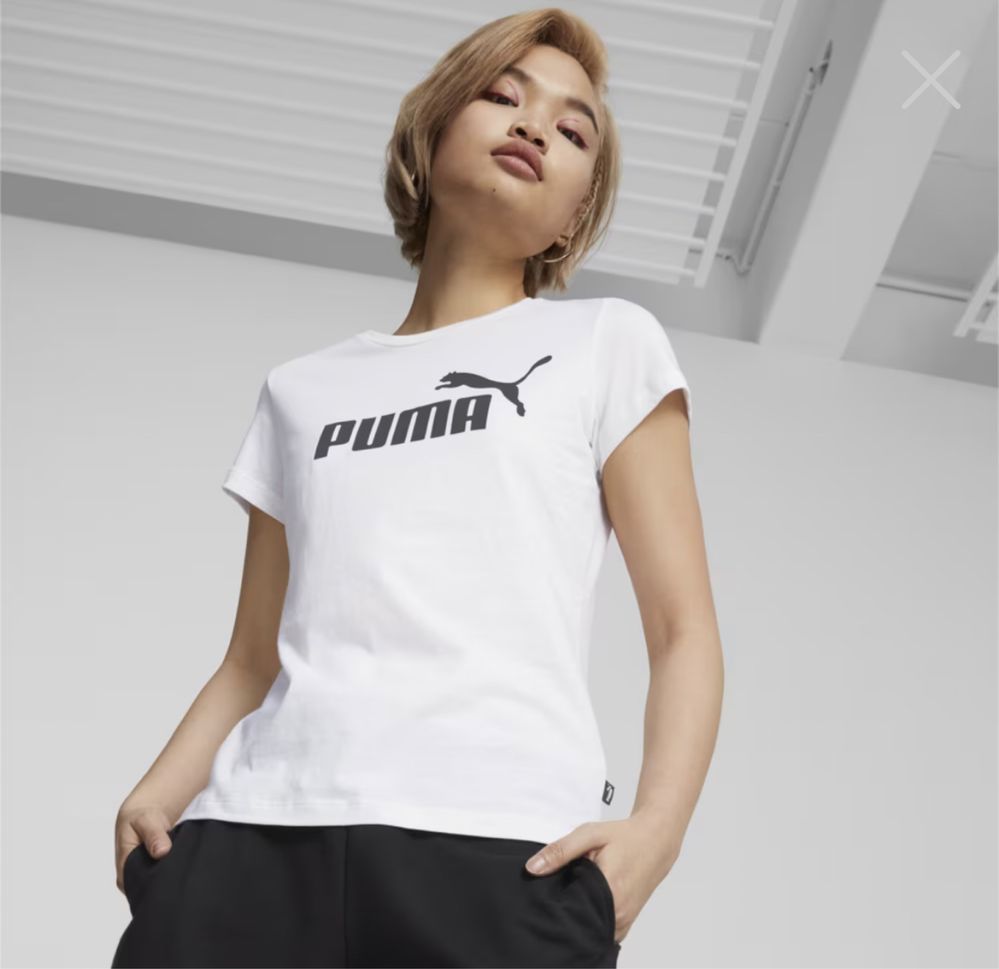 Женская футболка puma big logo 586774 02