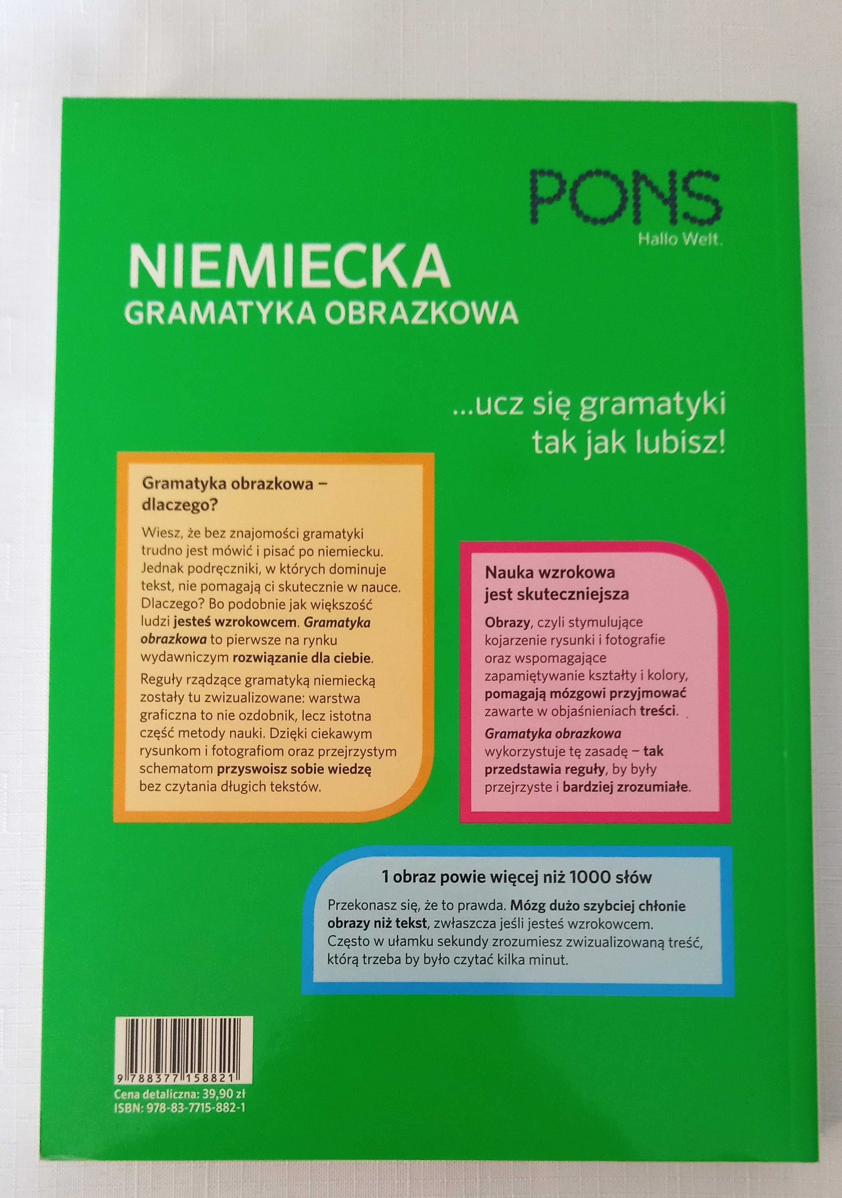 Niemiecka gramatyka obrazkowa PONS