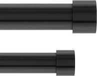 Karnisz podwójny UMBRA CAPPA Czerń 168 - 305 cm