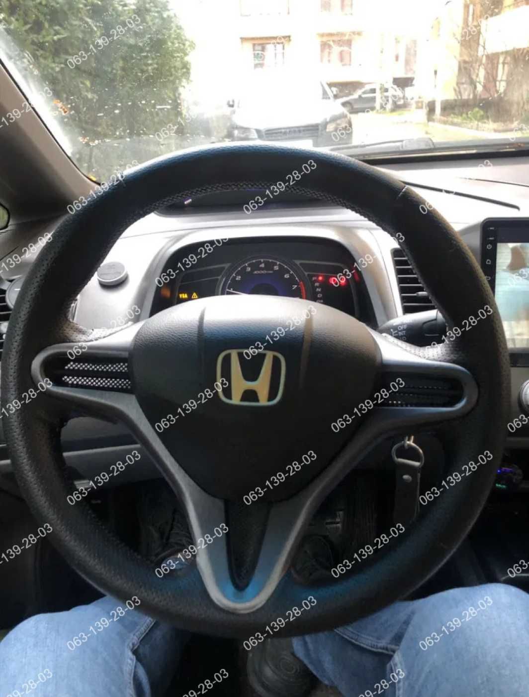 Honda Civic Jazz Оплетка Чехол на руль Хонда Цивик Цивік Кожа Каучук