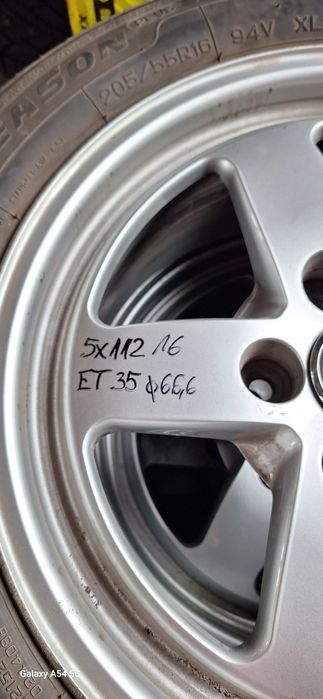 Felgi 5x112 16 opony zimowe audi seat vw koła