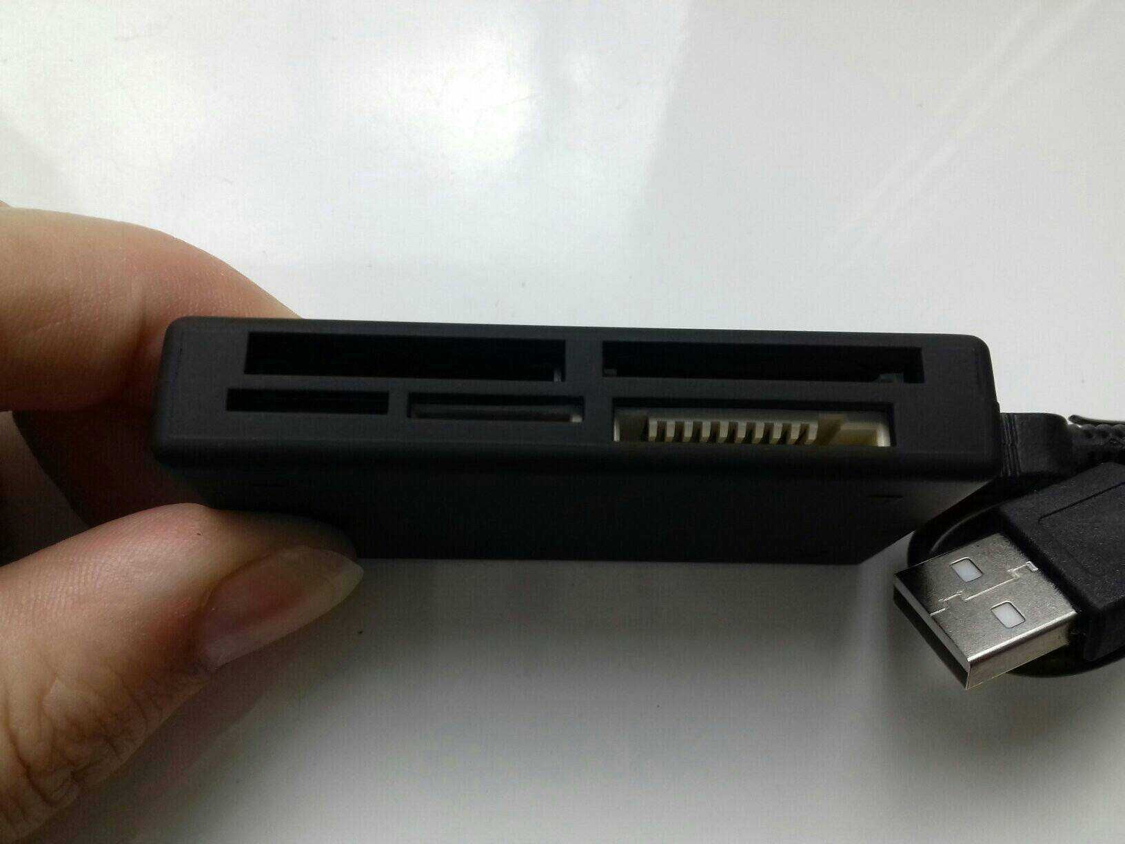 6w1, microSD, MMC, SD, XD, CF, MS Duo, M2, USB, NOWY czarny matowy