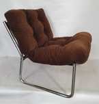 fotel bauhaus metalowe vintage retro lata 70 w stylu PIXI