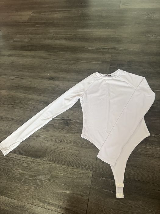 Шикарний жіночий білий боді в розмірі xs