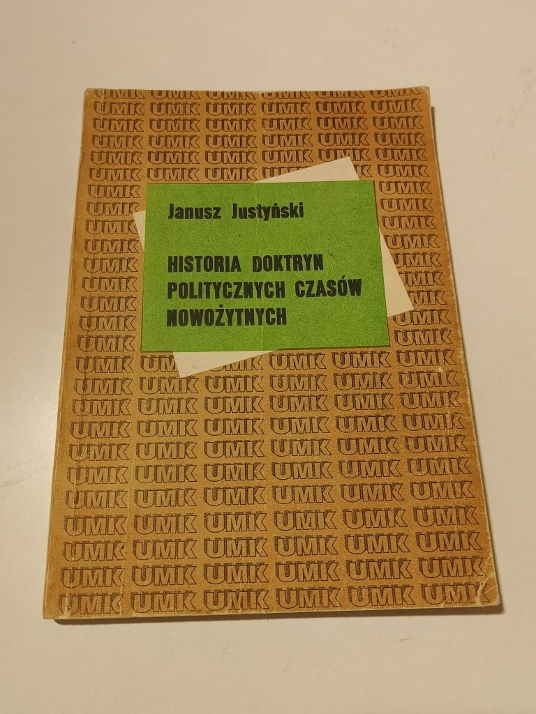 "Historia doktryn politycznych czasów nowożytnych"