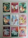 Cartas Pokemon das pastilhas Dunkin Boomer