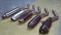 Escape ponteira mota Benelli 502 tipo Akrapovic SC Projet